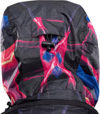 Ski Jacket detail: adjustable hood with the skin on