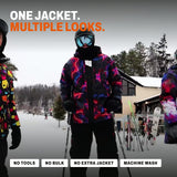 One jacket, multiple looks: no tools, no bulk, no extra jacket, machine wash